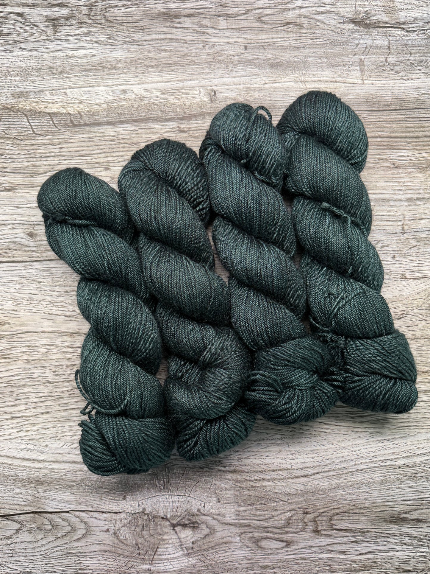 Destash - Cozy Cauldron Fiber Co. - Dark Spruce - Yak Silk DK