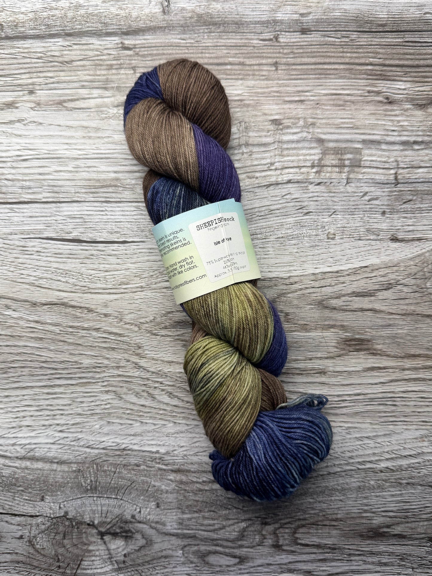 Destash - Holly Press Fibers - Isle of Skye - 75/25 Fingering