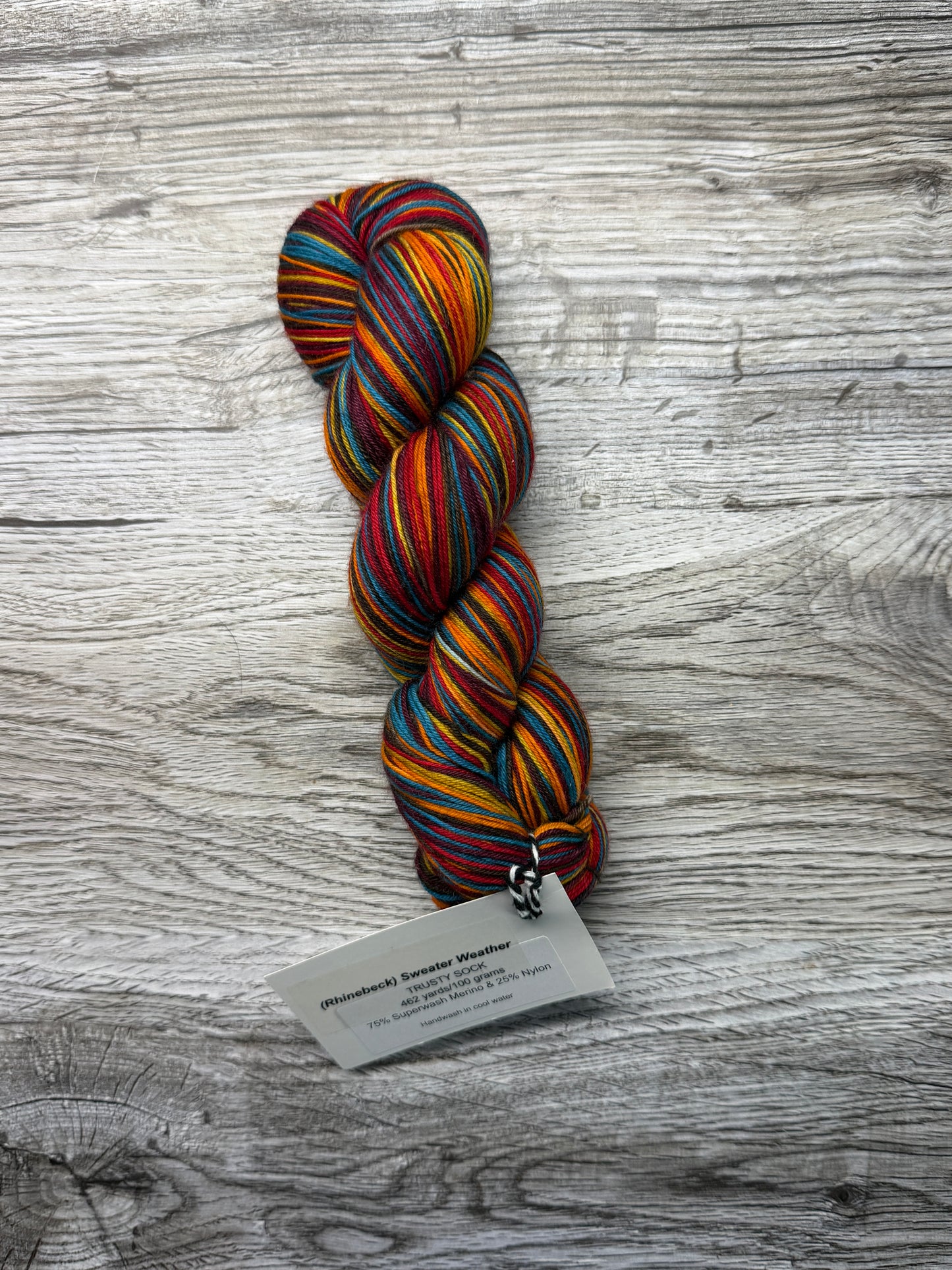 Destash - Nomad Yarn Co - Sweater Weather - 75/25 Fingering