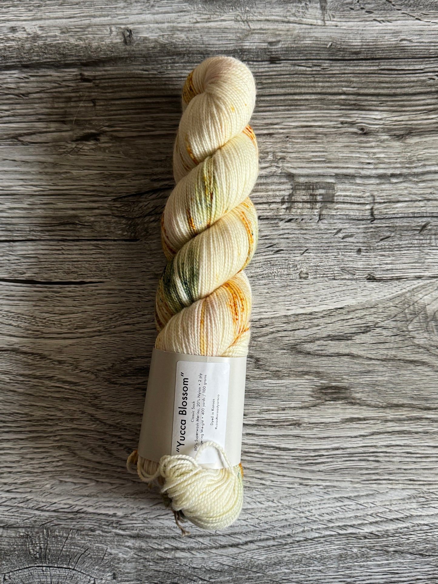 Destash - Coast to Coast Yarn - Yucca Blossom - 80/20