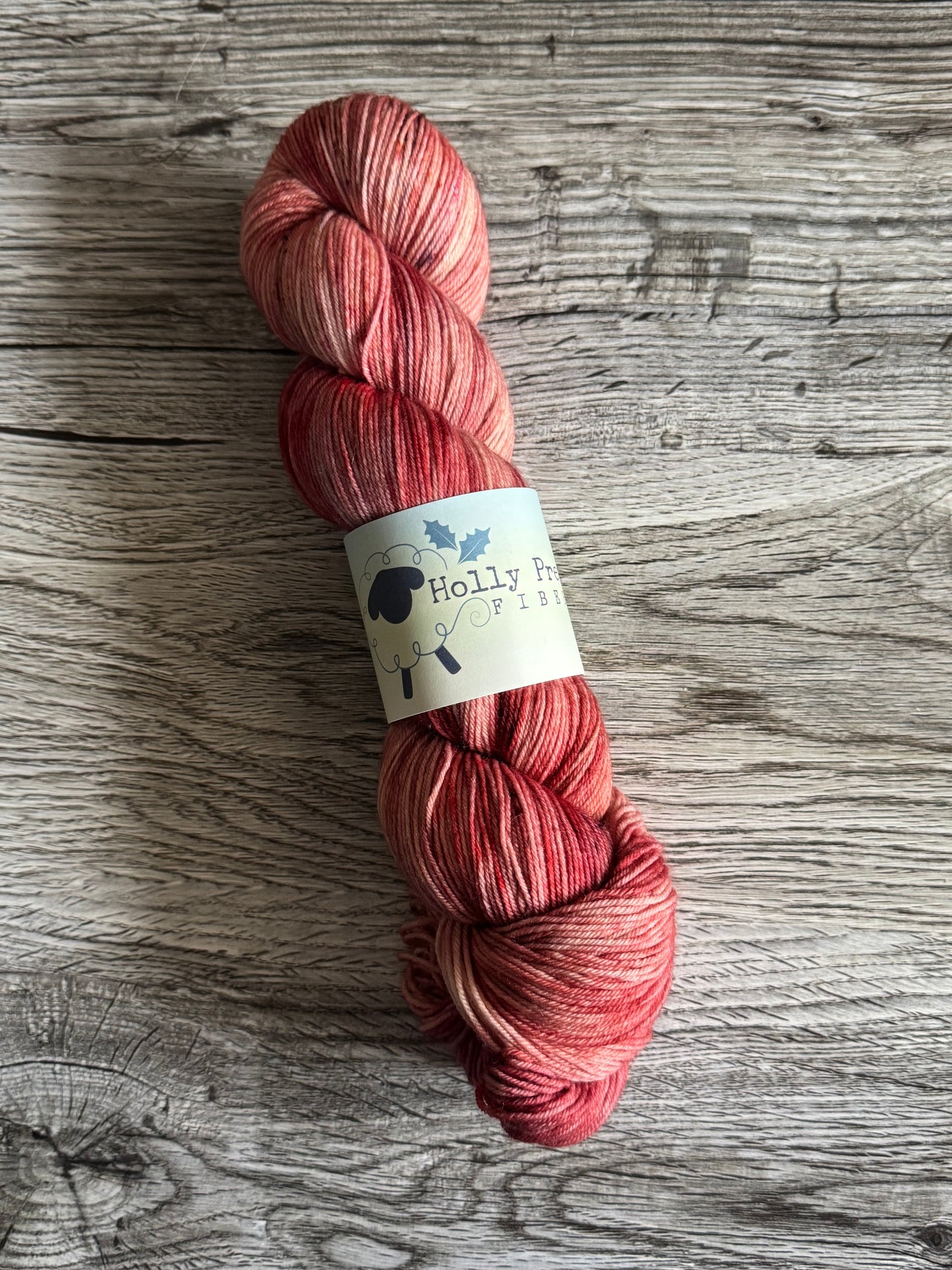 Destash - Holly Press Fibers - English Rose - 75/25