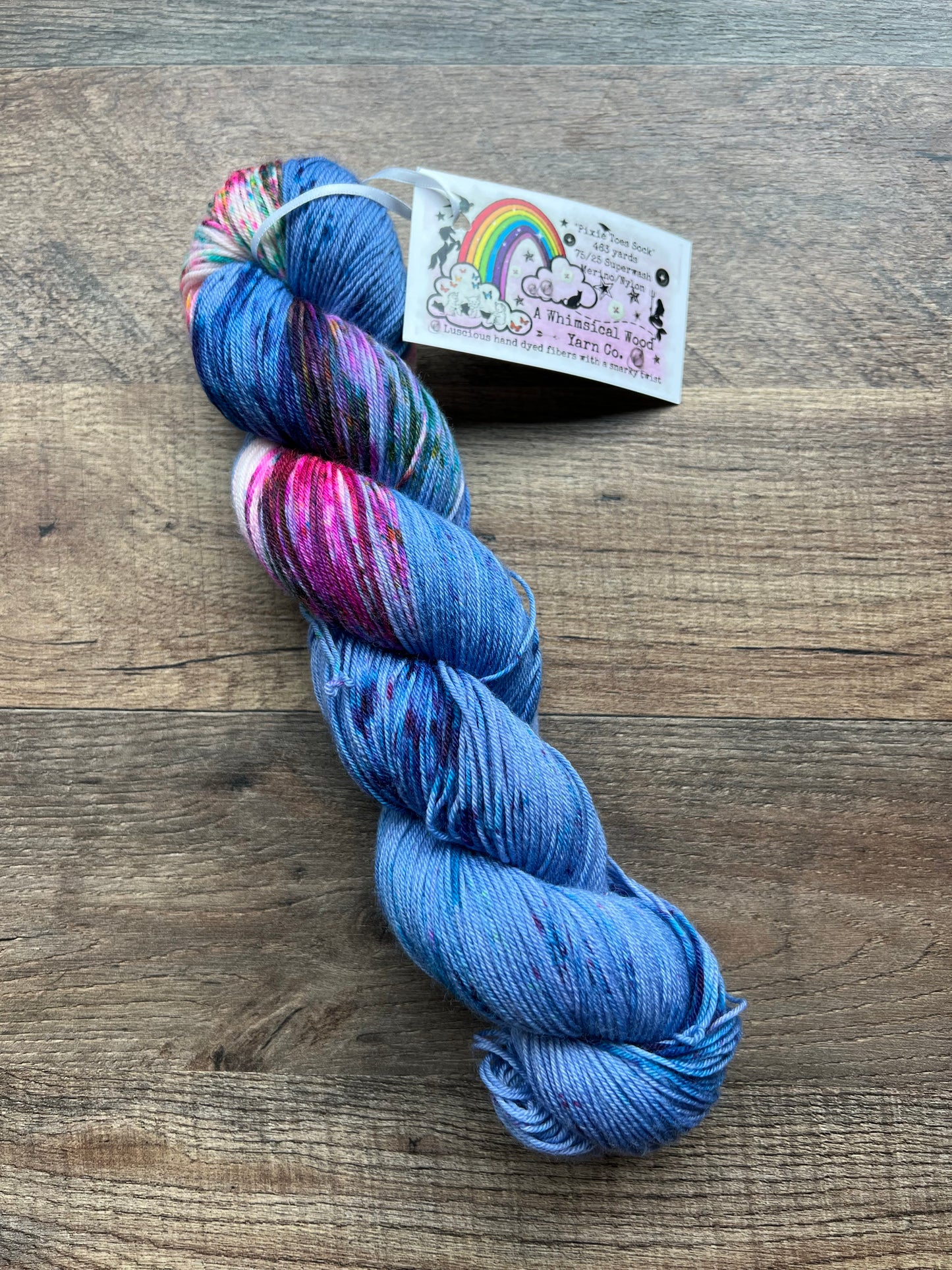 Whimsical Wood Yarn Sock - Destash