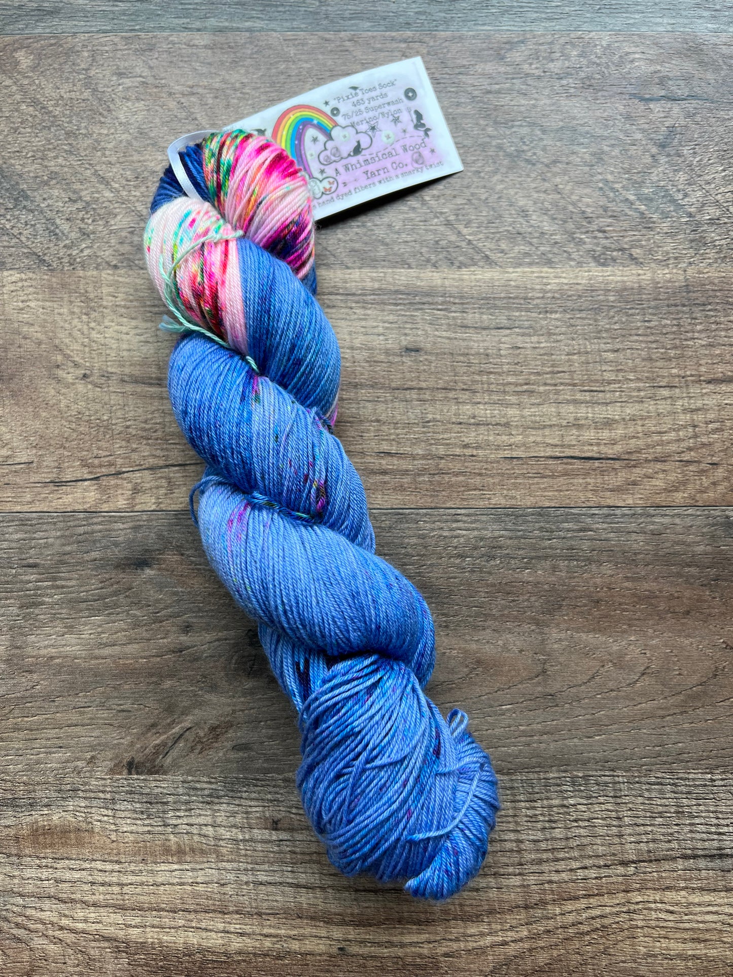 Whimsical Wood Yarn Sock - Destash