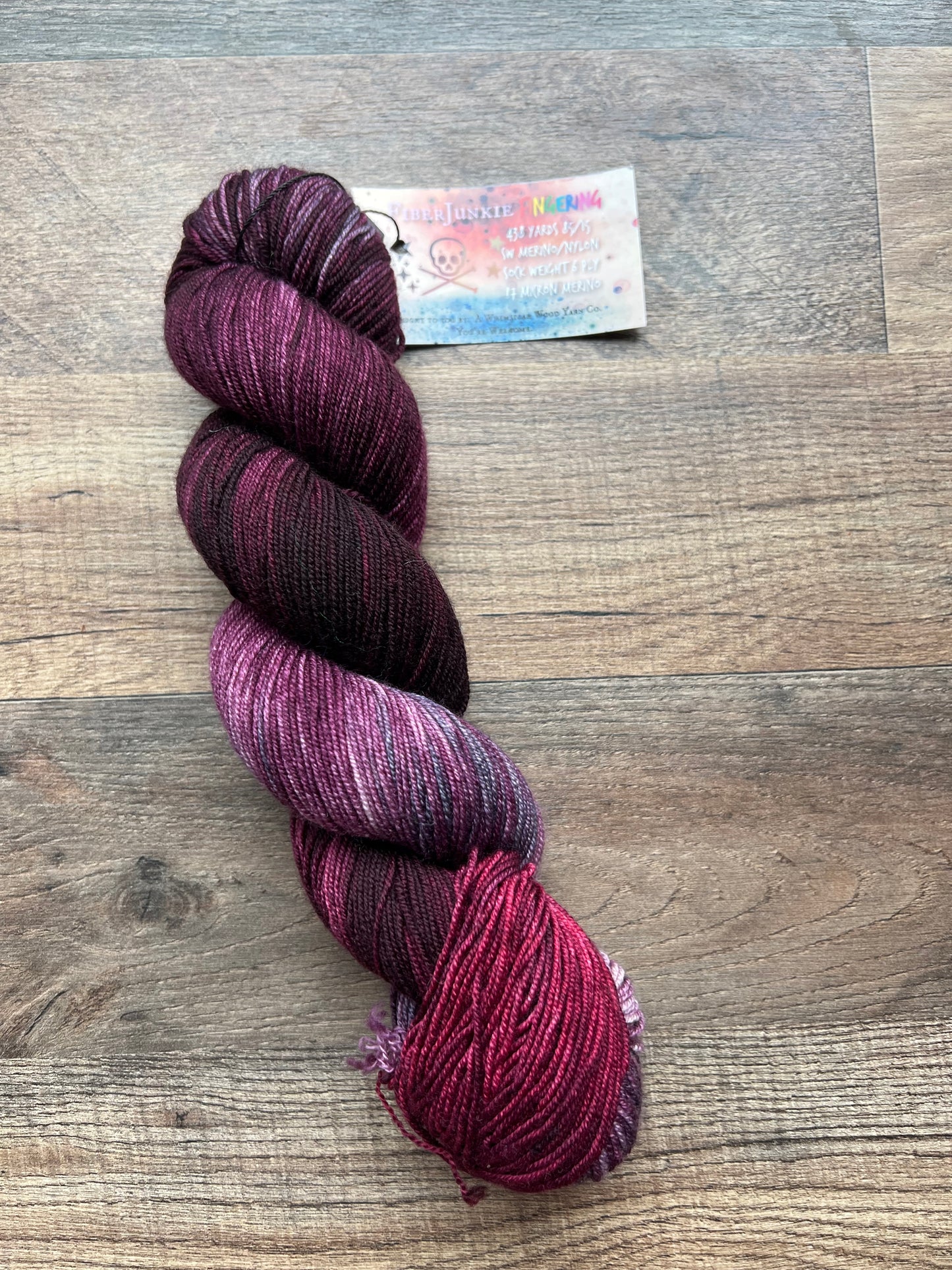 Whimsical Wood Yarn 17 Micron Merino - Destash