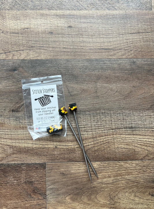 Fox & Pine Hexagon Stitch Stopper - Sunflower