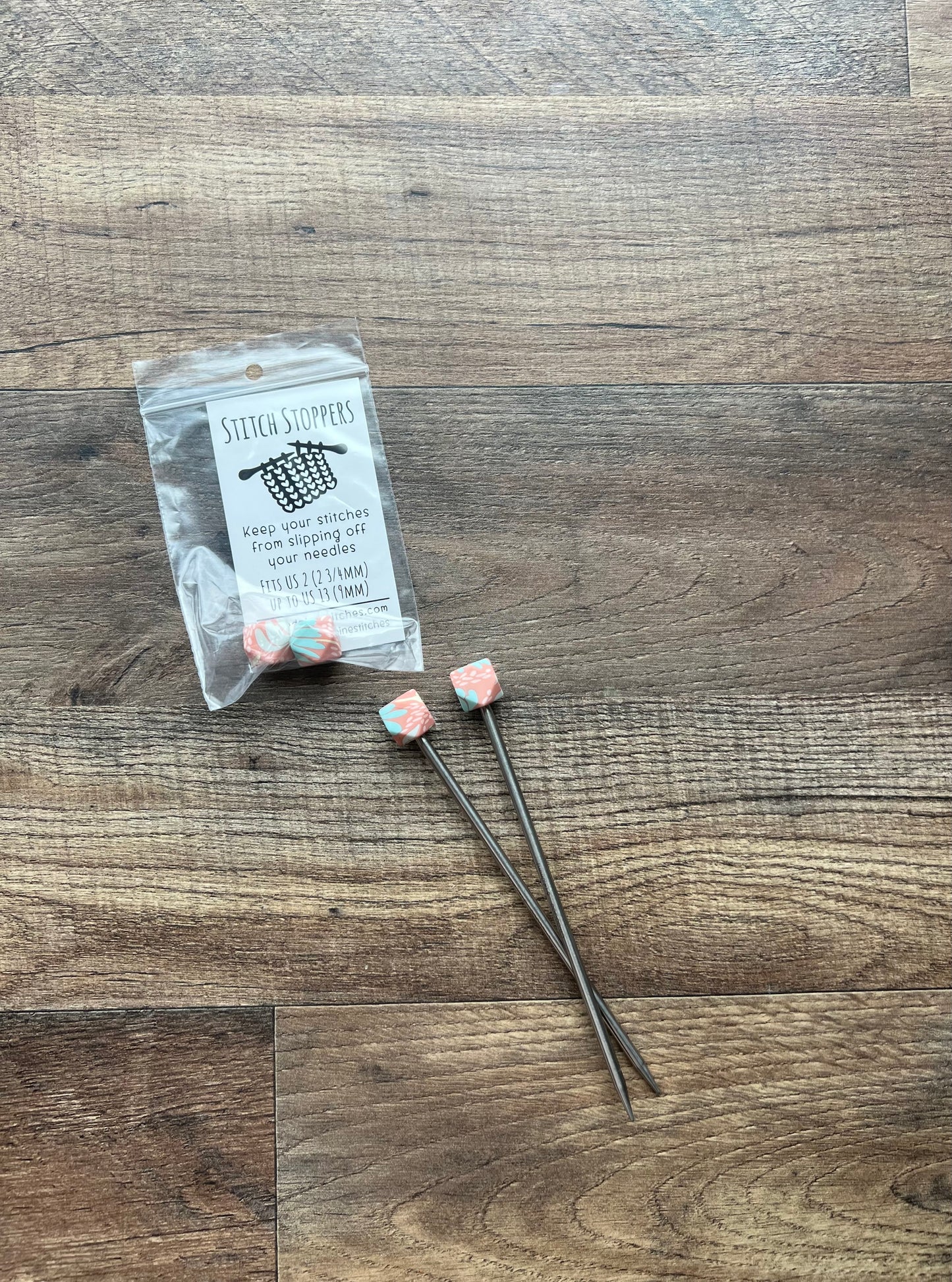 Fox & Pine Hexagon Stitch Stopper - Pastel Floral