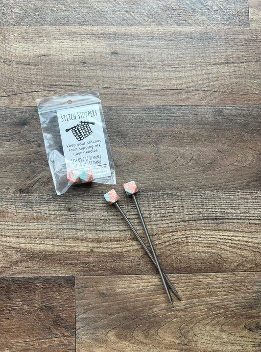 Fox & Pine Hexagon Stitch Stopper - Pastel Floral