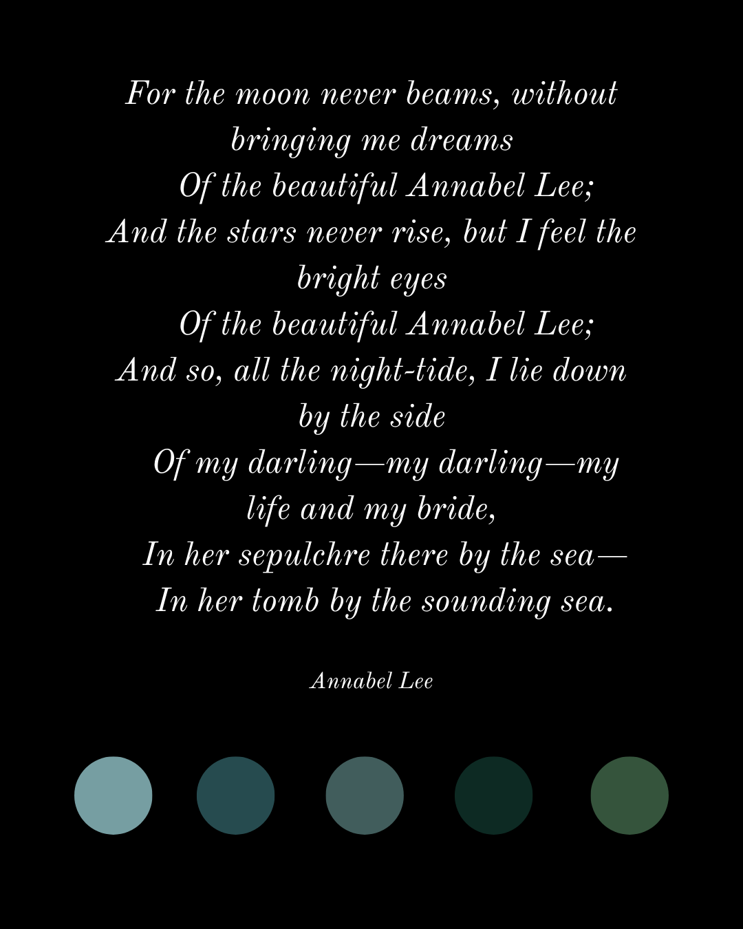 February Poe Club: Annabel Lee