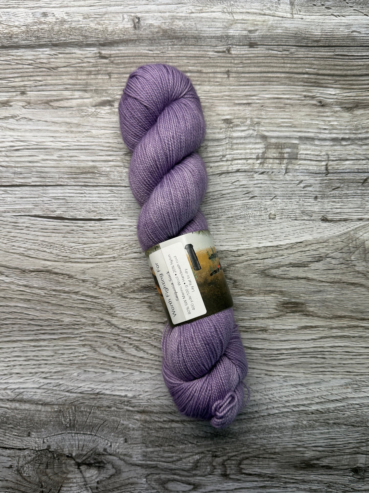 Destash - Treehouse Knits - Worth Fighting For - 80/20 Fingering