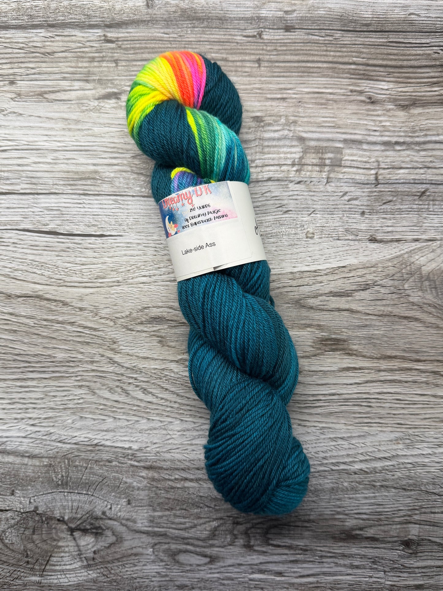 Destash - Whimsical Wood Yarn Co - Lakeside Ass - 100% SWM DK