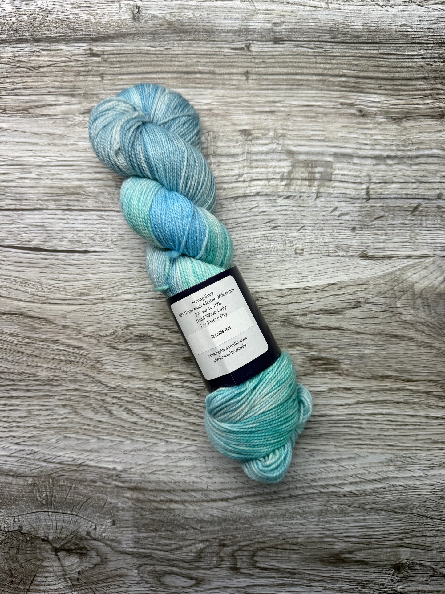 Destash - Solstice Fiber Studio - It Calls Me - 80/20 Fingering