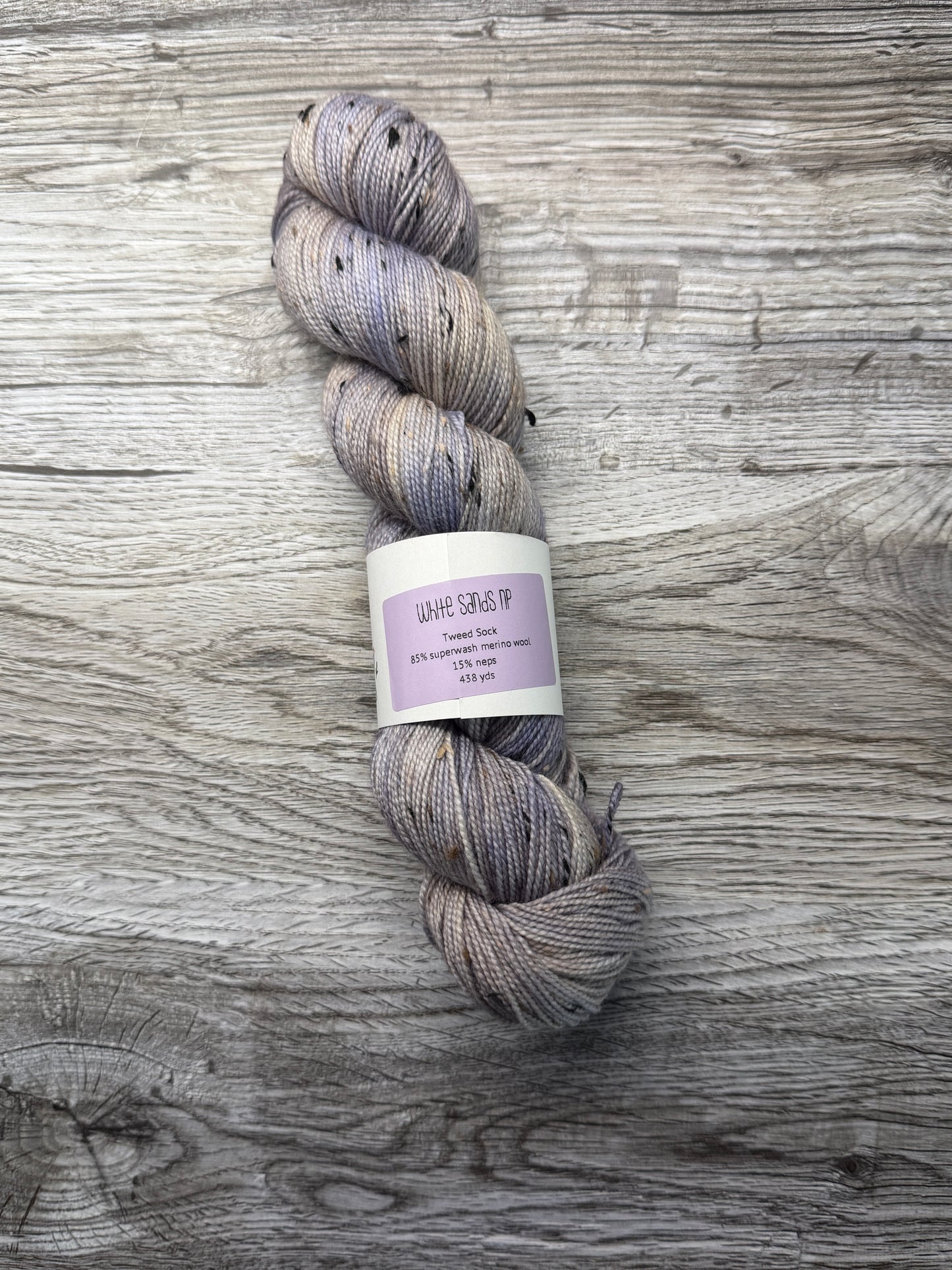 Destash - Long Dog Yarn - White Sands NP - Tweed Fingering