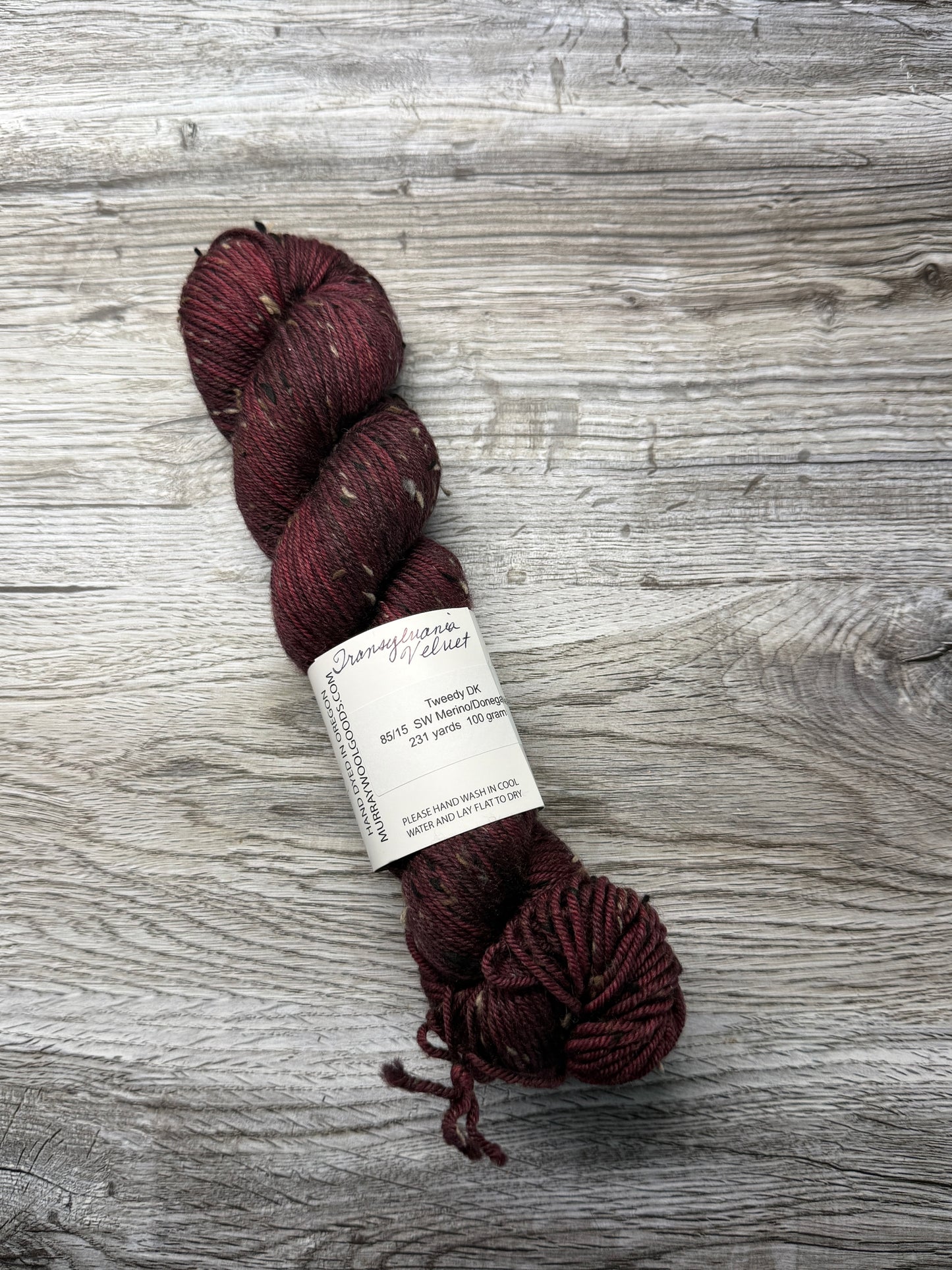 Destash - Murray Wool Goods - Transylvania Velvet - Tweed DK