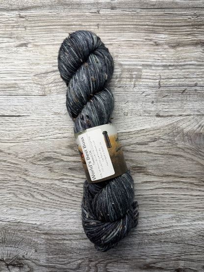 Destash - Treehouse Knits - World's Best Boss - Tweed DK
