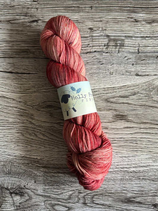 Destash - Holly Press Fibers - English Rose - 75/25