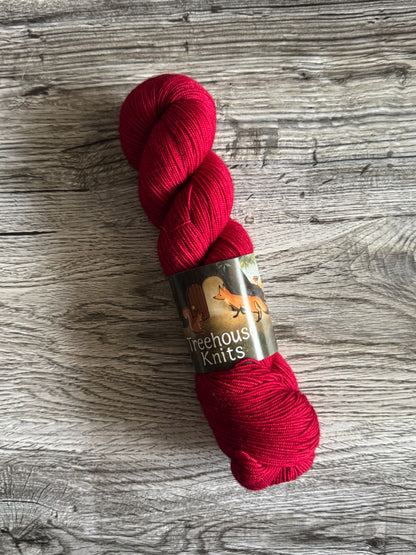 Destash - Treehouse Knits - Serendipity Red - 100 SWM